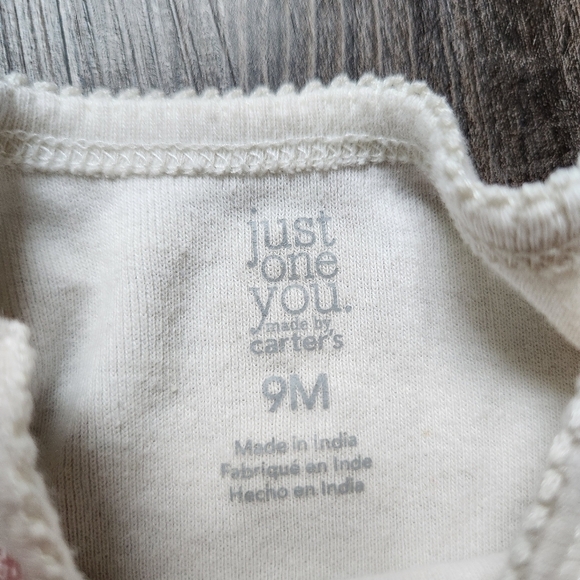 9M Girl Long Sleeve Onesies 2 Pack - Picture 7 of 7